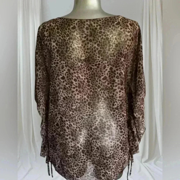 ✅Leopard  Chiffon Top - Picture 3 of 14